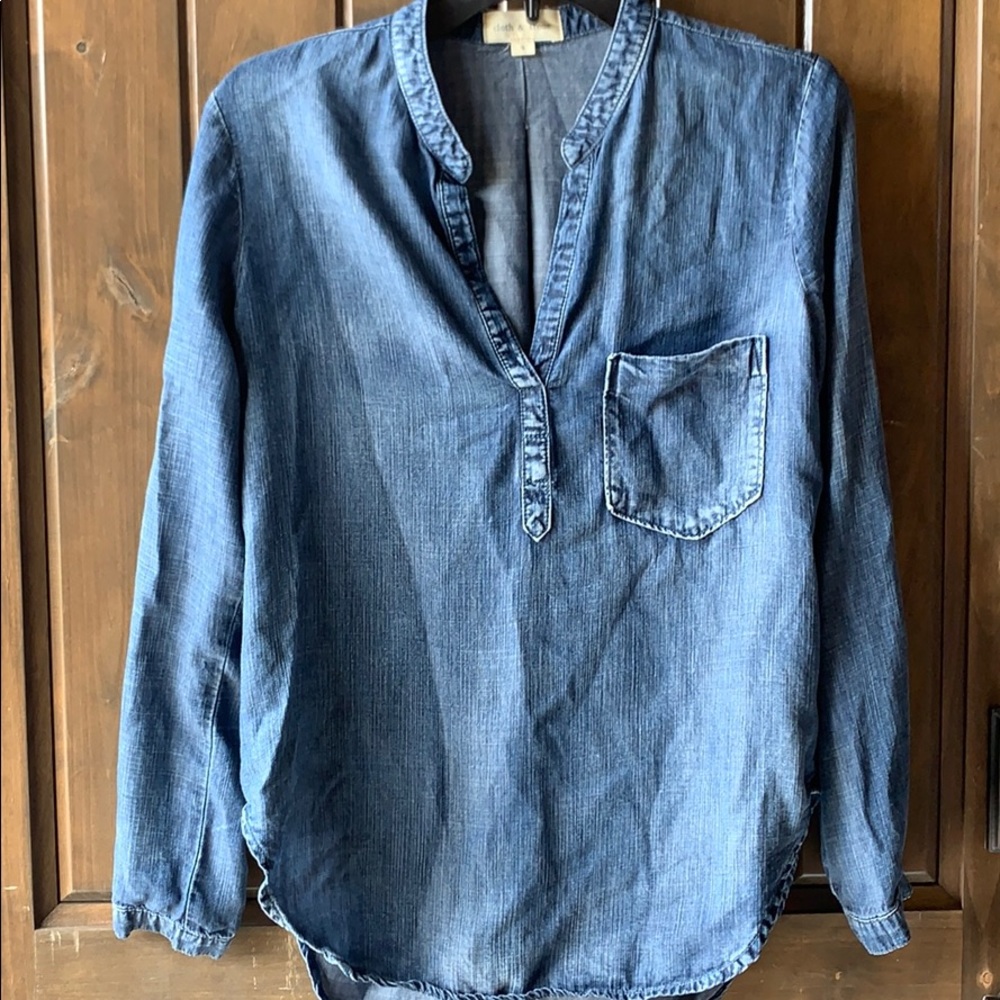 Cloth &  Stone denim tunic Sz small